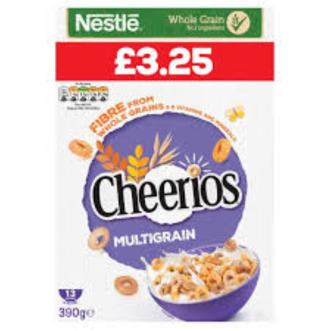 NESTLE  MULTIGRAIN CHEERIOS 390G
